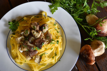 Tagliatelle ai porcini