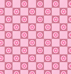 Pink plaid pattern