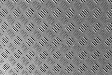 Gray metal textured floor surface.