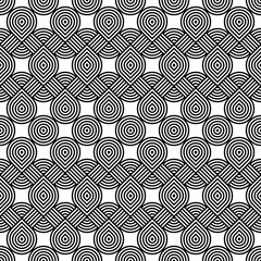 Design seamless monochrome decorative pattern