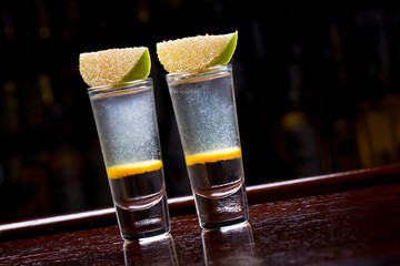 Lemon Vodka Shots