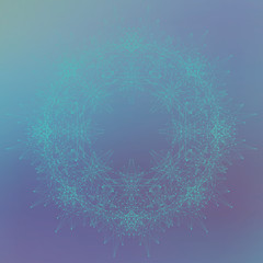 Geometric abstract background molecule and communication. Vector illustration