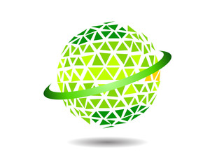 Abstract Globe Concept