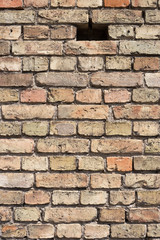 Background of old brick wall pattern texture.