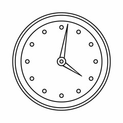 Watch icon, outline style