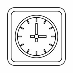 Watch icon, outline style