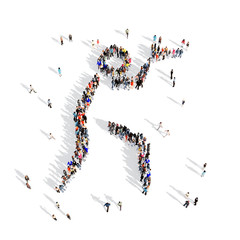 people pistol shooting sport 3d