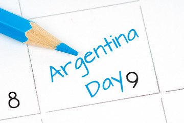 argentina independence day calendar