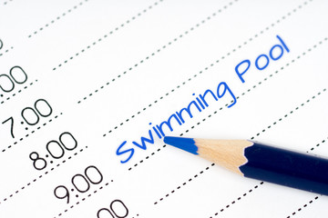 day schedule swimming pool