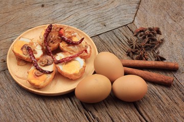 Sweet and sour eggs
