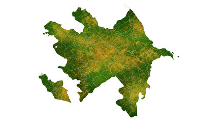Azerbaijan tropical texture map