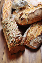 Freshly baked bread