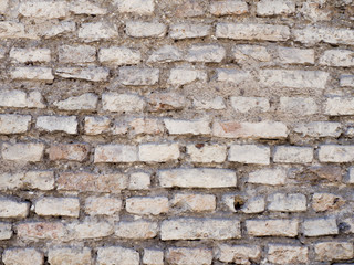 Old vintage brick wall texture background