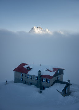Italy, Adamello, Rifugio Mandrone, Cima Presanella