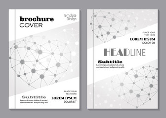 Modern brochure cover design