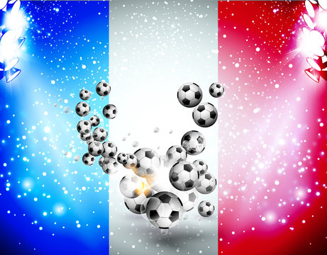 Football background soccer background with light easy all editab