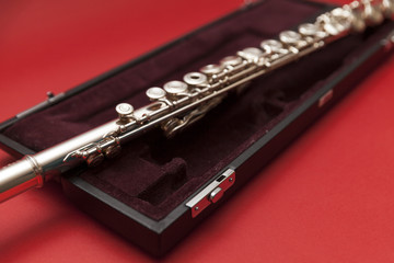 flute in a black box