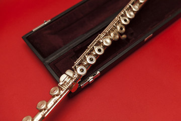 flute in a black box