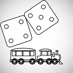 Toy design. Childhood icon. Flat illustration, vector graphic