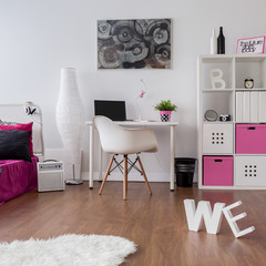 Punk girl room design