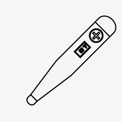 Medical care design. Health care icon. Flat illustration, vector