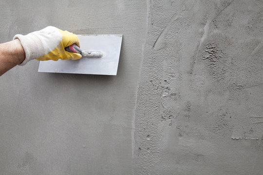 Wand verputzen