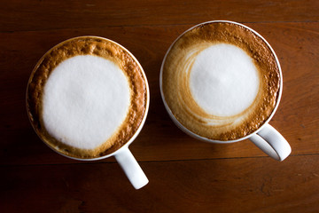 cups of coffee art