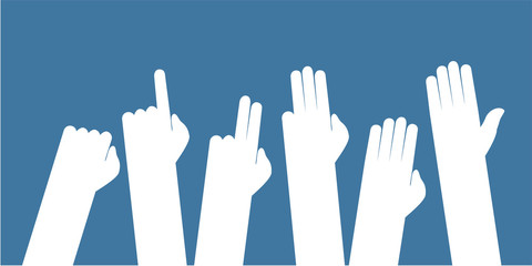 hands counting symbol