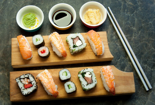 Sushi meal