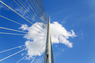 Cloudscape and the bridge