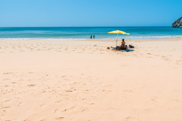 Praia do Beliche - beautiful coast and beach of Algarve, Portugal
