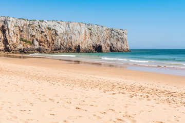 Praia do Beliche - beautiful coast and beach of Algarve, Portugal