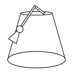 Turkish hat, fez icon, outline style