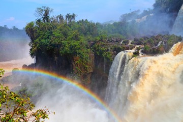 Iguazu Falls rainbow