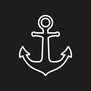 Anchor - vector icon.