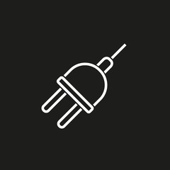 Plug - vector icon.
