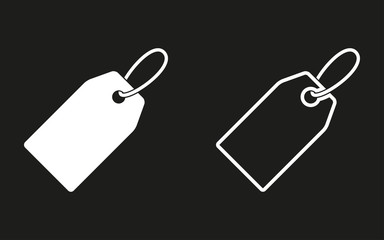 Price tag - vector icon.