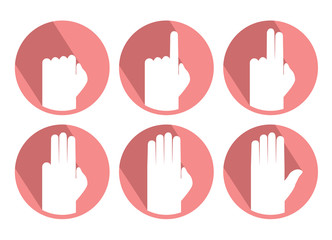 Obraz premium hands counting symbol