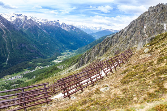 Paravalanghe in montagna