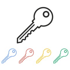 Key - vector icon.