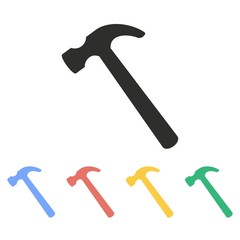 Hammer - vector icon.