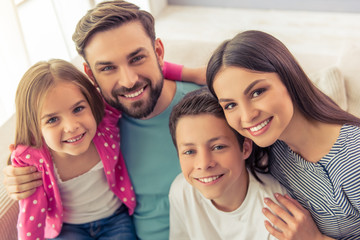 Obraz premium Family at home