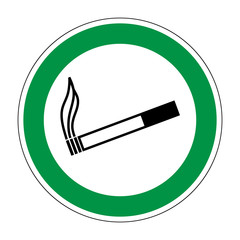 Sign place for smoking 6.06