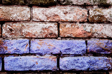 Brick texture with scratches and cracks