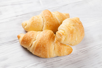 Fresh croissants