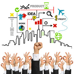 Business and teamwork concept