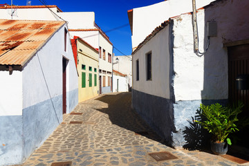 Fototapeta na wymiar Architectural detail in Agulo Village, La Gomera, Spain, Europe