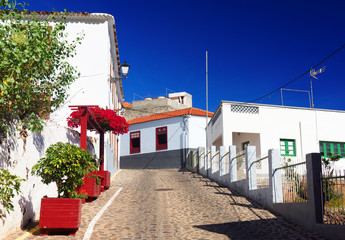 Architectural detail in Agulo Village, La Gomera, Spain, Europe