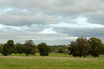 Obraz na płótnie Canvas Countryside landscape in Worcestershire, England.