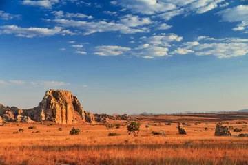 Tableaux sur Plexiglas Beautiful afternoon in Isalo national park in Madagascar